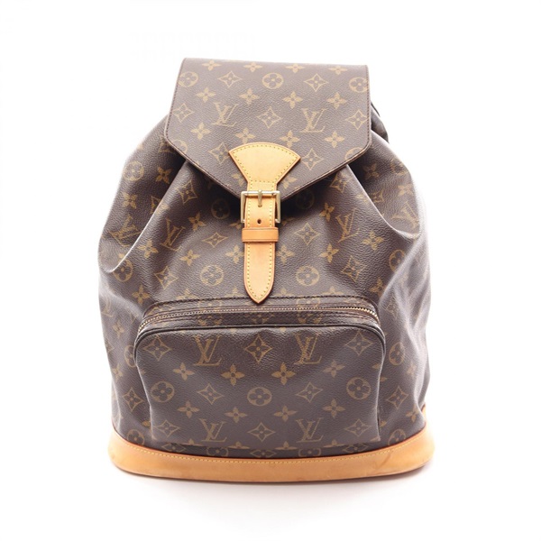LOUIS VUITTON Montsouris GM Rucksack Backpack M51135 Monogram canvas Used Women