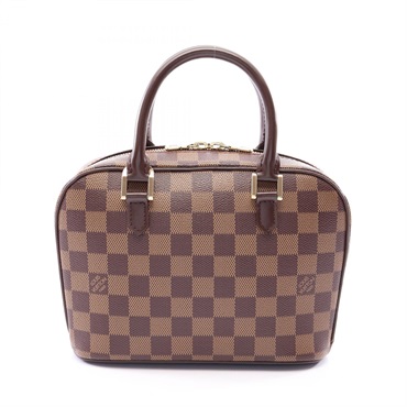 LOUIS VUITTON Sarria Mini Handbag N51286 Damier Ebene canvas leather Brown Used
