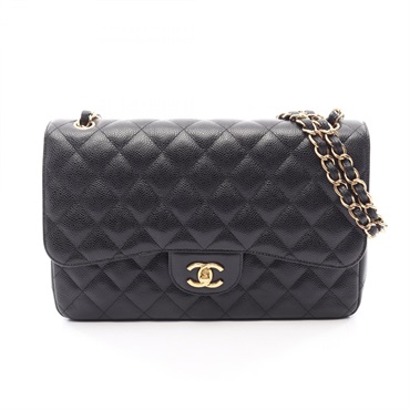 CHANEL Jumbo Matelasse 30 Classic Large W Flap Shoulder Bag A58600 leather GHW