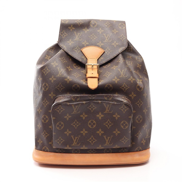 LOUIS VUITTON Montsouris GM Rucksack Backpack M51135 Monogram canvas Used women