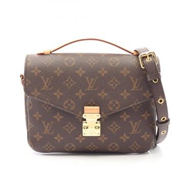 LOUIS VUITTON Pochette Metis MM shoulder crossbody Handbag M44875 Monogram brown