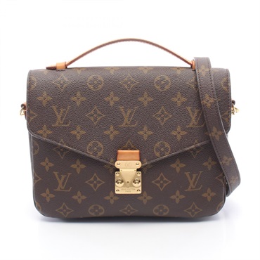 LOUIS VUITTON Pochette Metis MM 2WAY Handbag M44875 Monogram canvas leather LV