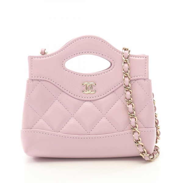 CHANEL Chanel 31 Chain Clutch Matelasse Shoulder Crossbody Bag AP3875 leather PK