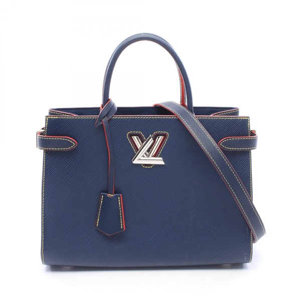 LOUIS VUITTON Twist Shoulder Tote Bag M54980 Epi leather Indigo blue Used Women