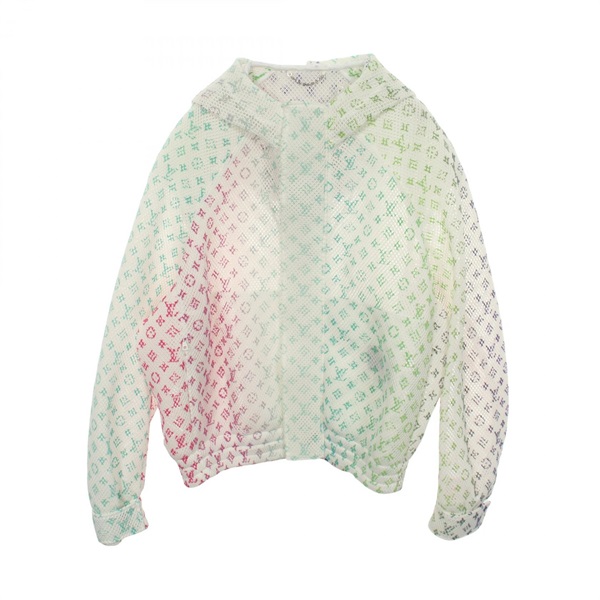 LOUIS VUITTON Amen Break Gradient Monogram Mesh Hooded Jacket RM221 KD2 #58 LV