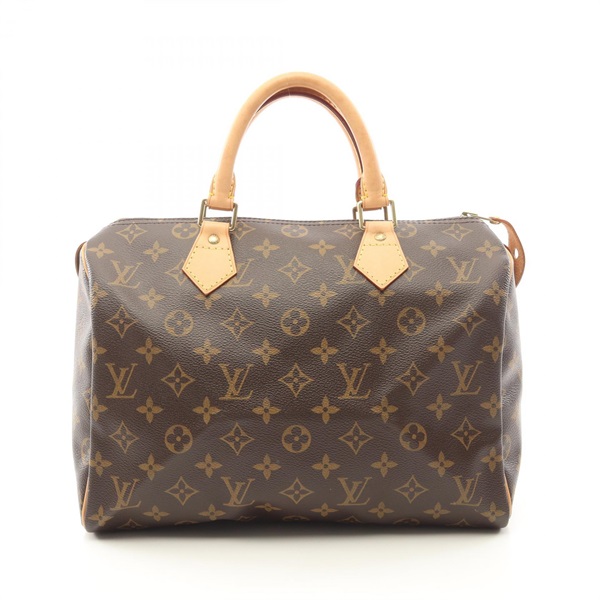 LOUIS VUITTON Speedy 30 Handbag M41526 Monogram canvas leather Brown Used