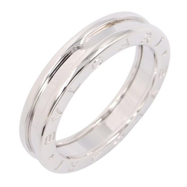 BVLGARI B-zero1 ring 1 band 18KWG White Gold Used unisex US size 8.75 #59