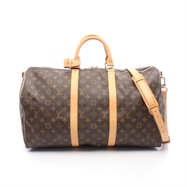 LOUIS VUITTON Keepall Bandouliere 50 travel hand shoulder bag M41416 Monogram LV