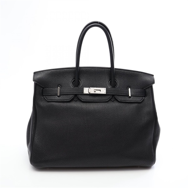 HERMES Birkin 35 Handbag K Togo leather Black Used Women SHW