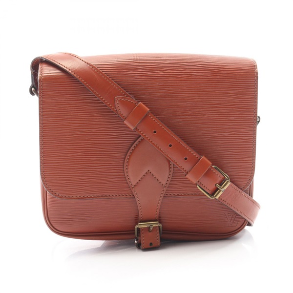 LOUIS VUITTON Cartouchiere Shoulder Bag M52243 Epi leather Kenyan Fawn Used LV