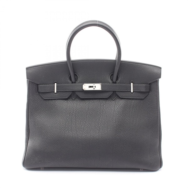 HERMES Birkin 35 Handbag G 027767CK Togo leather Black Used SHW