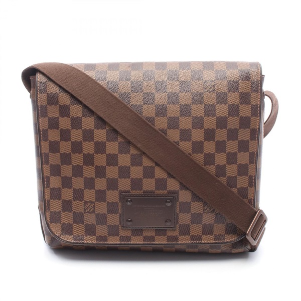 LOUIS VUITTON Brooklyn MM Shoulder crossbody Bag N51211 Damier leather Ebene LV