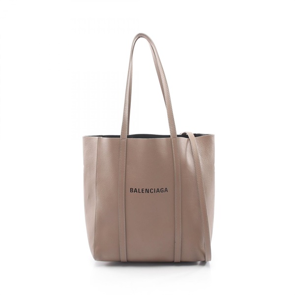 BALENCIAGA EVERYDAY TOTE XS Shoulder Crossbody Bag 551810 leather Beige Used