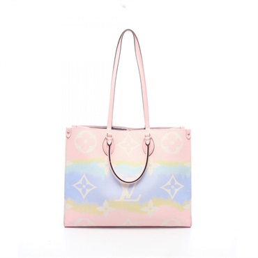 LOUIS VUITTON OnTheGo GM Shoulder Tote Bag M45119 LV Escal canvas leather Pink
