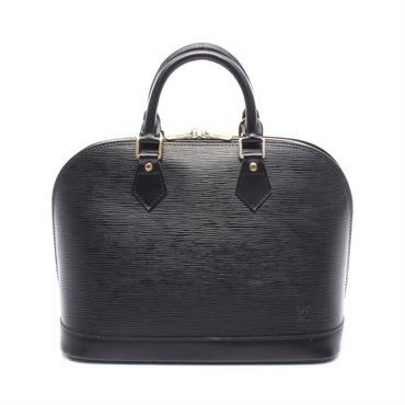 LOUIS VUITTON Alma Handbag M52142 Epi leather Noir Used Women