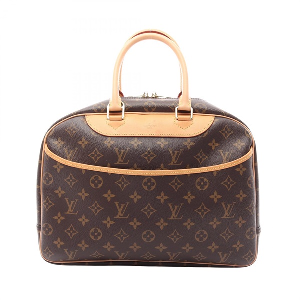 LOUIS VUITTON Deauville Bowling Vanity Handbag M47270 Monogram canvas Brown LV