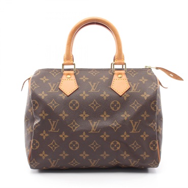 LOUIS VUITTON Speedy 25 Handbag M41528 Monogram canvas leather Brown Used LV