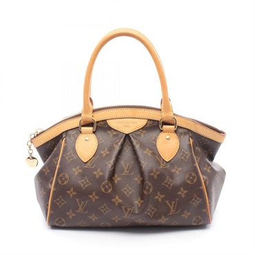LOUIS VUITTON Tivoli PM Handbag M40143 Monogram leather Brown Used Women LV