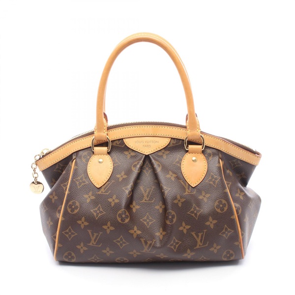 LOUIS VUITTON Tivoli PM Handbag M40143 Monogram leather Brown Used Women LV
