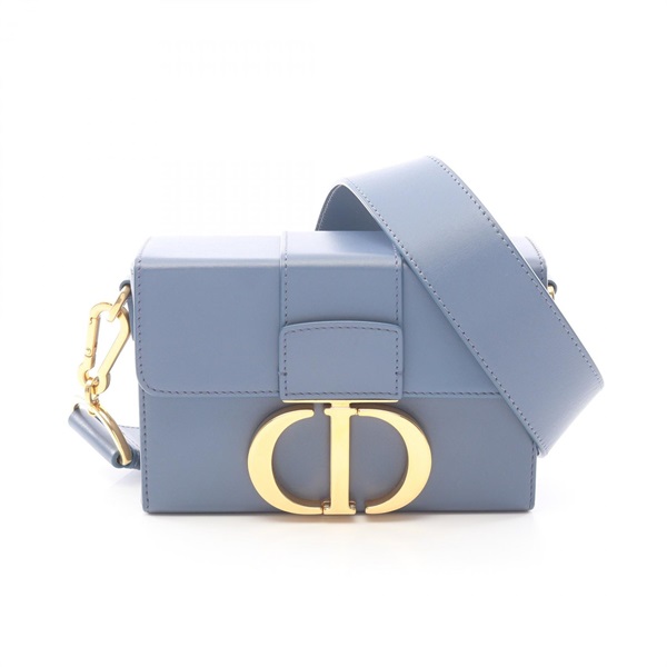 Dior 30 MONTAIGNE Crossbody Shoulder Bag leather Blue Used Women GHW