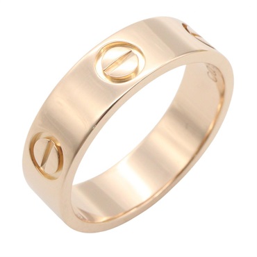 CARTIER Love Ring 18KPG Pink Rose Gold Used unisex US size 6.5 #54