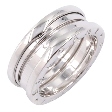 BVLGARI B-zero1 ring 3 bands 18KWG White Gold Used Unisex US size 7 #55