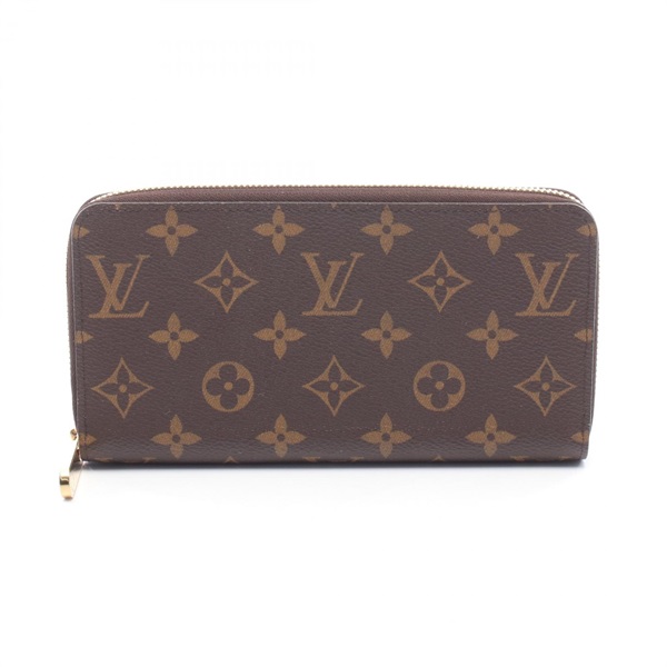 LOUIS VUITTON Zippy wallet Around long purse M41895 Monogram Fuschia Used Women