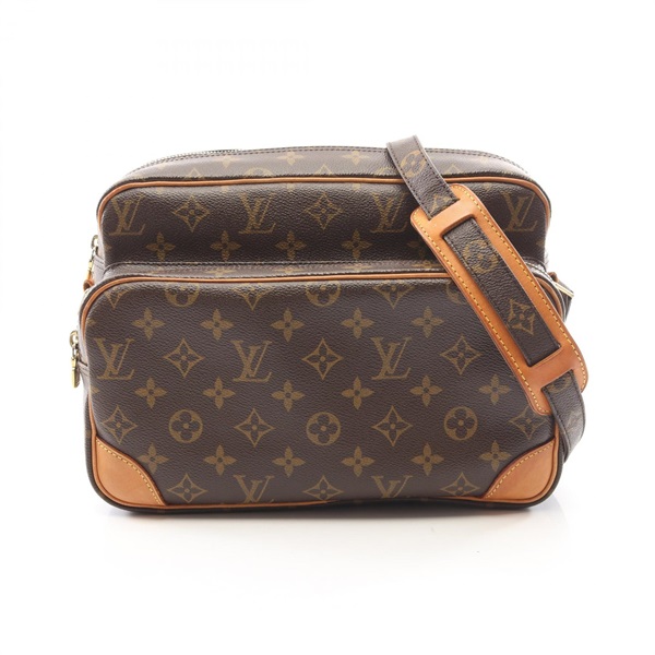 LOUIS VUITTON Nile Shoulder Crossbody Bag M45244 Monogram canvas leather Used LV