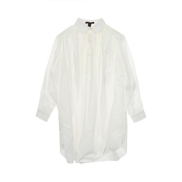 LOUIS VUITTON shirt dress #36 RW202W XKG FJDR88 cotton white used