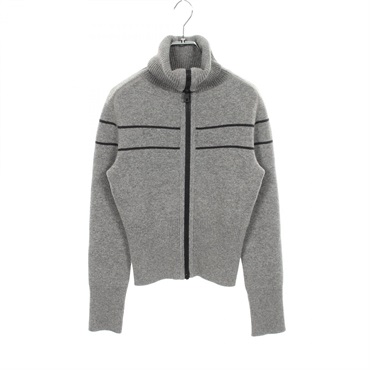 Christian Dior Oblique Reversible Zip-Up cardigan 544G60A0551 cashmere #34 Women
