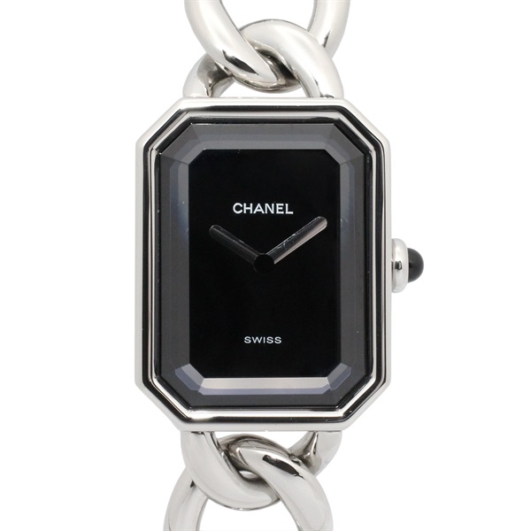 CHANEL Premiere L Wrist Watch H0452 Quartz Stainless Steel Used Women