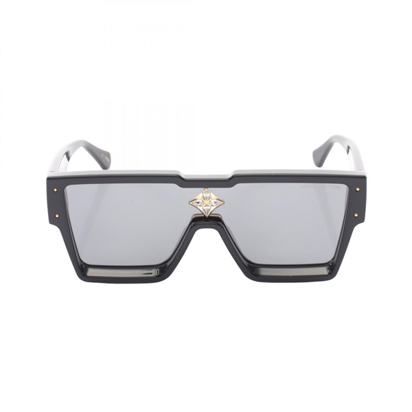 LOUIS VUITTON Cyclone sunglasses eyewear Z1578E Plastic Black Used mens