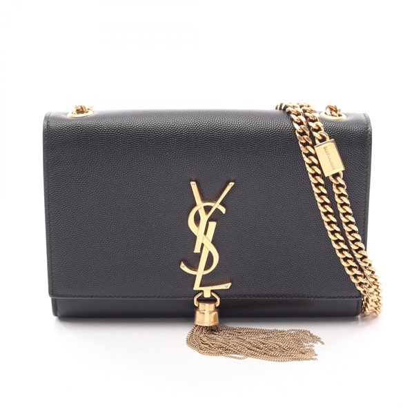 SAINT LAURENT PARIS KATE Small Chain Shoulder Bag 474366BOW0J1000 leather Black