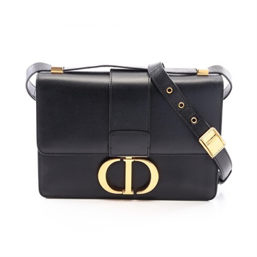 Christian Dior 30 MONTAIGNE Shoulder Crossbody Bag M9203UMOS leather Black Used