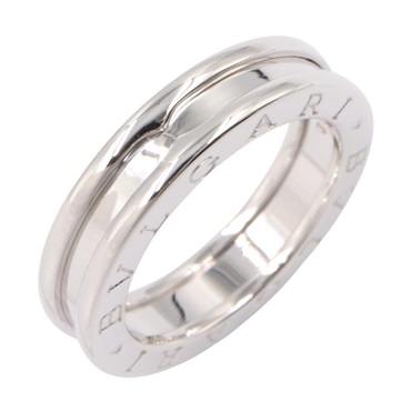 BVLGARI B-zero1 ring 1 band 18KWG White Gold Used women US size 5.5 #51