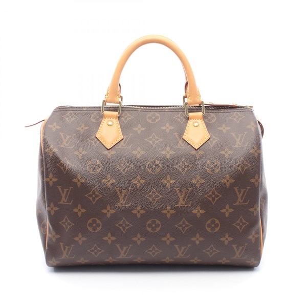 LOUIS VUITTON Speedy 30 Handbag M41108 Monogram canvas leather Brown Used Women