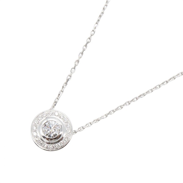 CARTIER D'Amour Brilliant Cut 1P Diamond Necklace 18KWG White Gold Used Women