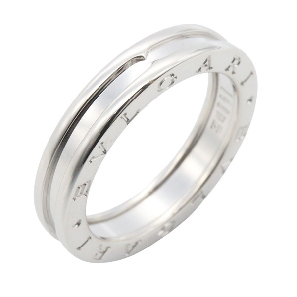 BVLGARI B-zero1 Ring 1 band 18KWG White Gold Used Unisex Us size 8.75 #59