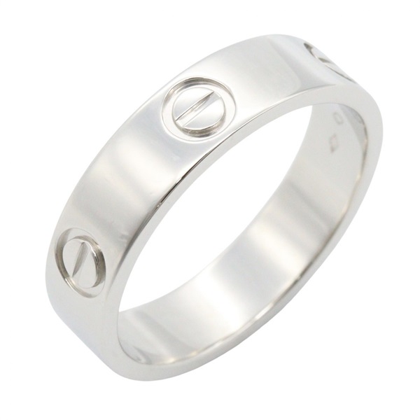 CARTIER Love Ring Pt950 Platinum Used Unisex Us size 9 #60