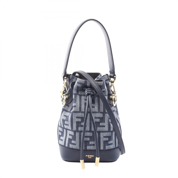 FENDI Mini Mon Tresor FF Jacquard Crossbody Handbag 8BS109AWVAF0NAP canvas NEW
