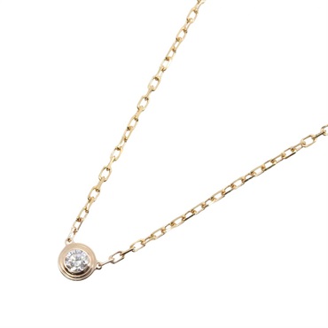 CARTIER d'Amour SM Diamond Necklace Pendant 18KRG Pink Rose Gold Used Women