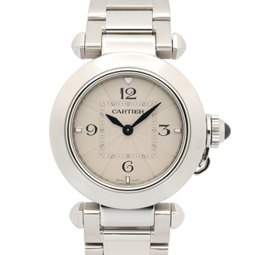 CARTIER Pasha de Cartier Wrist Watch WSPA0021 Quartz Stainless Steel Used Women