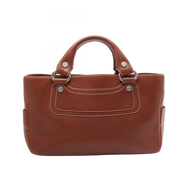 CELINE Boogie tote Handbag leather Brown Used Women