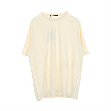 LOUIS VUITTON Monogram Towel Ring T-shirt #4L RM191M IZG HGY20W silk cotton LV