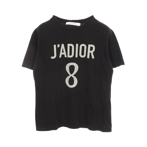 Christian Dior J'ADIOR 8 logo Short sleeve T-shirt cotton Black #M Used Women