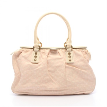 LOUIS VUITTON Trapeze GM Hand Bag M40064 Monogram mini Lin canvas leather Pink