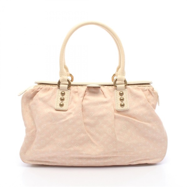 LOUIS VUITTON Trapeze GM Hand Bag M40064 Monogram mini Lin canvas leather Pink