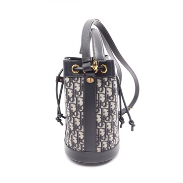 Christian Dior Oblique Small Rucksack Backpack 3350UTZQ leather canvas Used