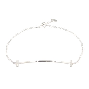TIFFANY＆CO T Smile Bracelet 60150771 18KWG White Gold Used Women