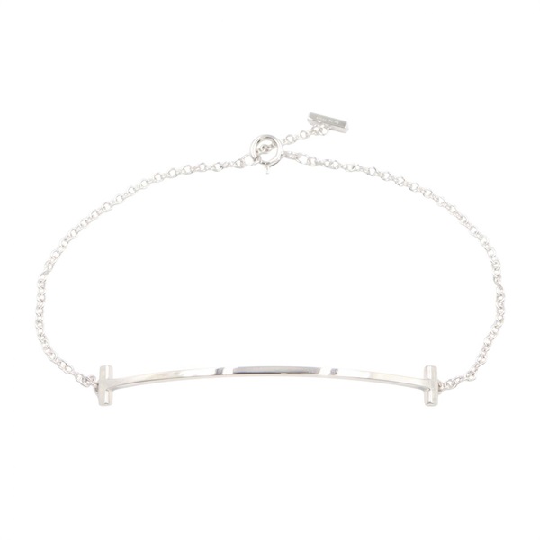 TIFFANY＆CO T Smile Bracelet 60150771 18KWG White Gold Used Women